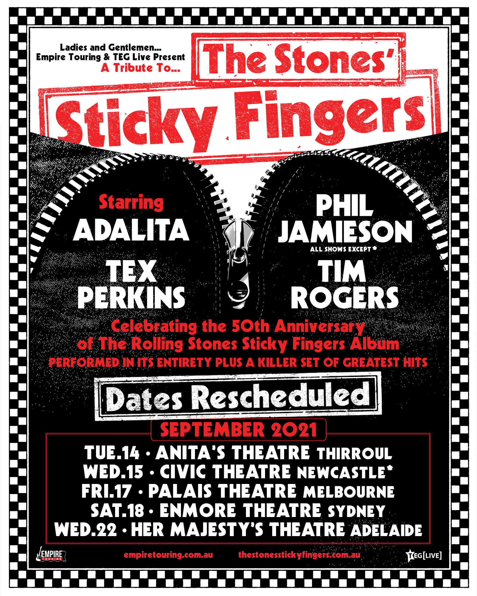 sticky fingers tour dates